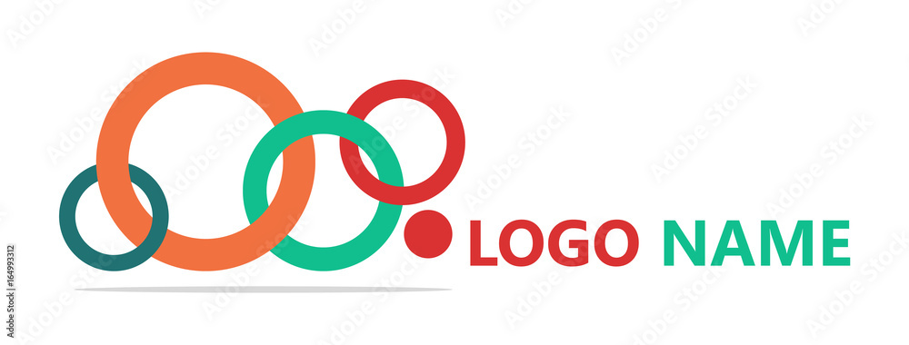 Logo flat design template