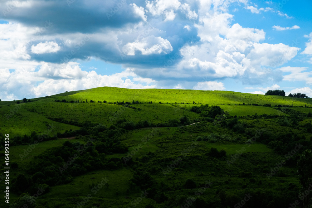 Fototapeta premium East European scenery - Transylvania region / lights and shadows