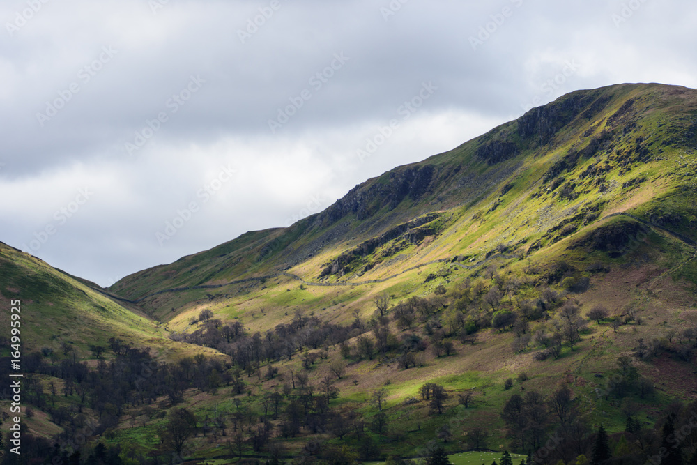 Obraz premium lake district mountan range