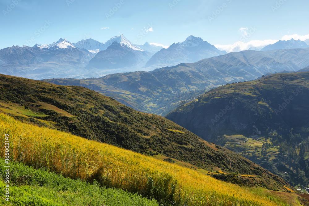 Views of Black mountain range, Peru