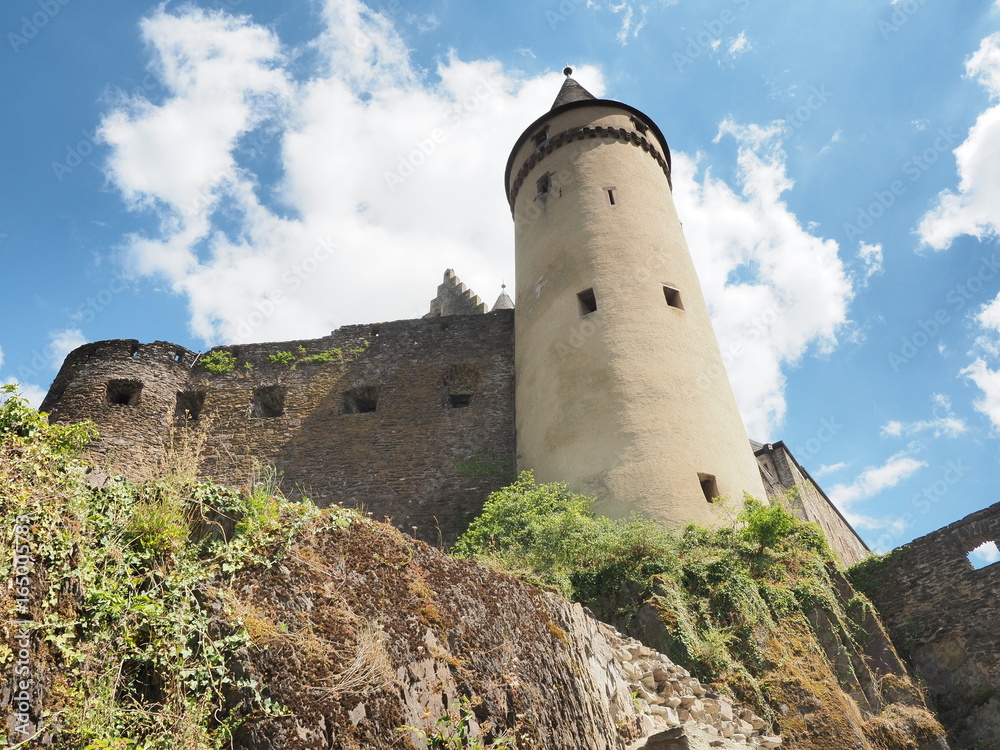 Vianden - Burg und Gemeinde in der Vianden - Burg und Gemeinde in der