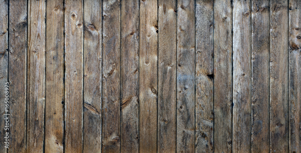 Obraz premium Old worn out wooden planks background
