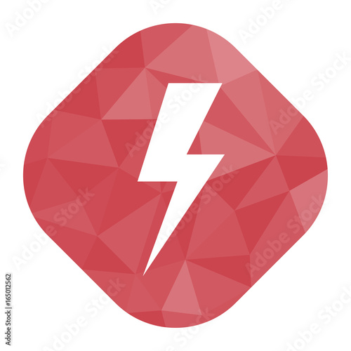 geometrischer Icon - Blitz