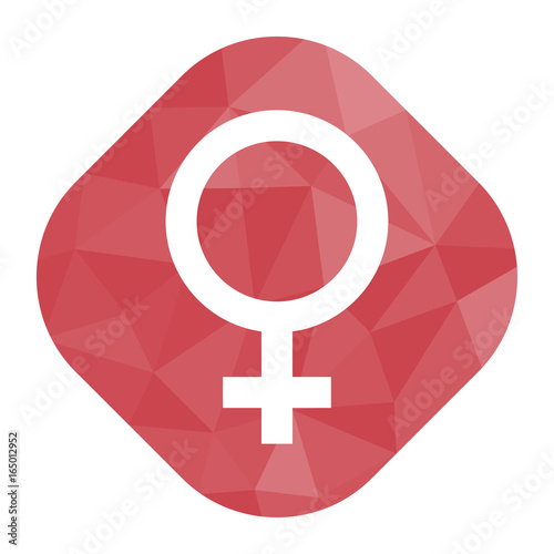 geometrischer Icon - Geschlecht weiblich