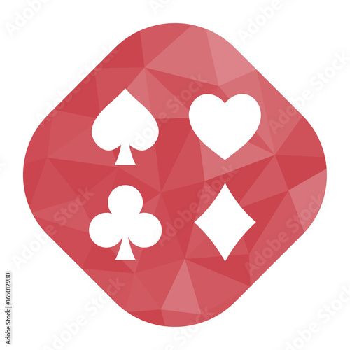 geometrischer Icon - Kartenspiel