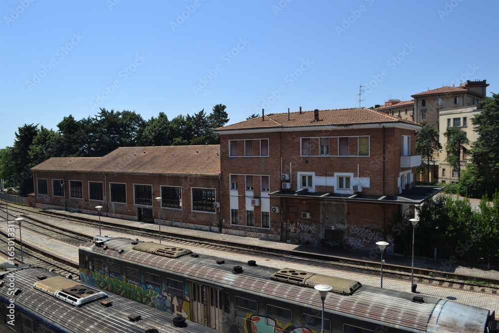 Bahnhof in Italien