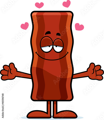 Cartoon Bacon Strip Hug