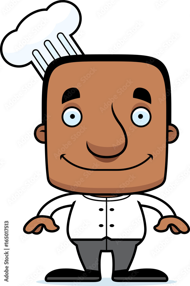 Cartoon Smiling Chef Man Cartoon Smiling Chef Man