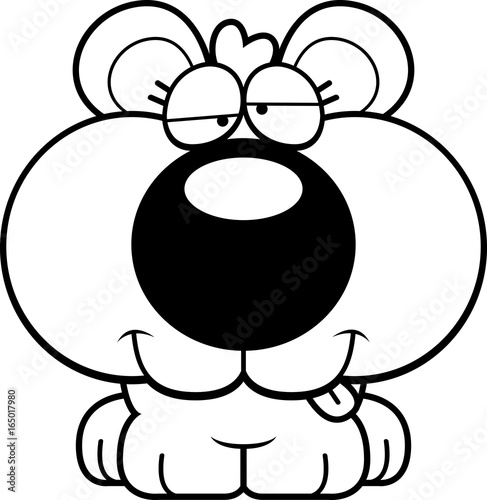 Cartoon Goofy Bear Cub