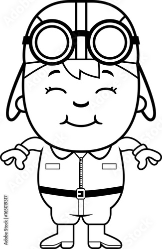 Smiling Cartoon Pilot