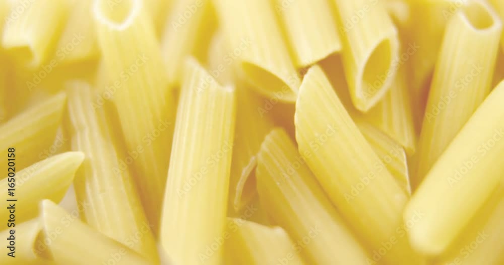 Close-up of penne pasta