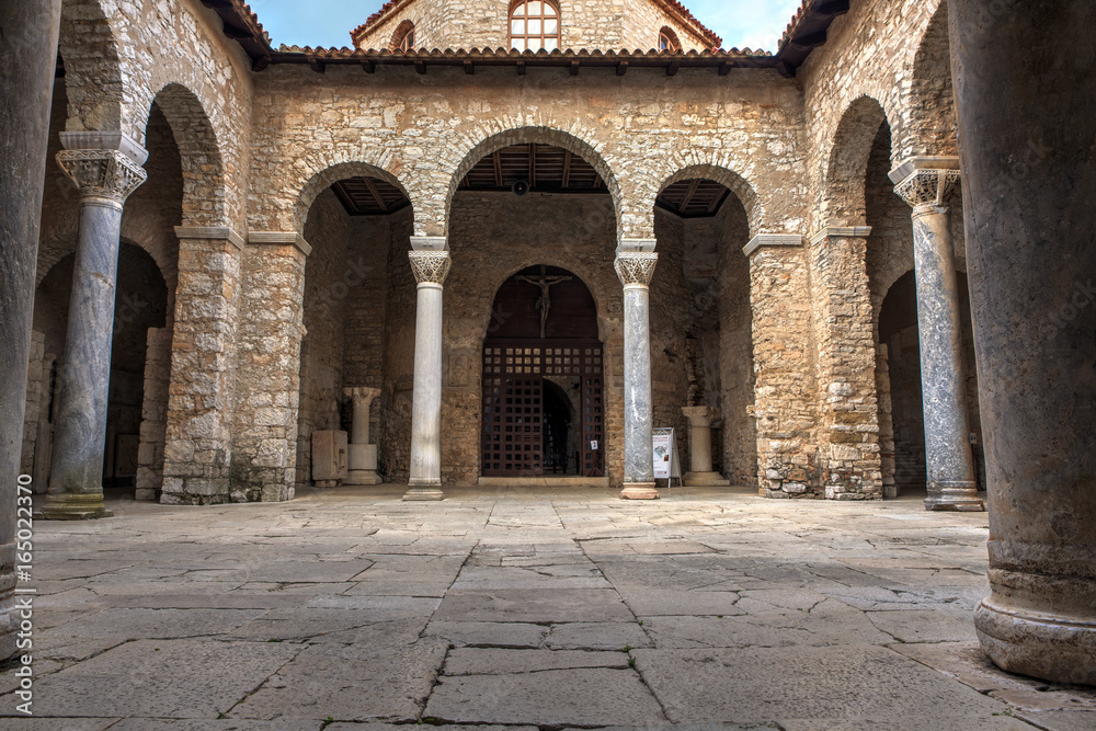Atrium of the Euphrasian Basilica, Porec