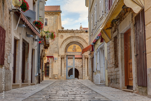 Entrance portal of the Euphrasian Basilica, Porec photo