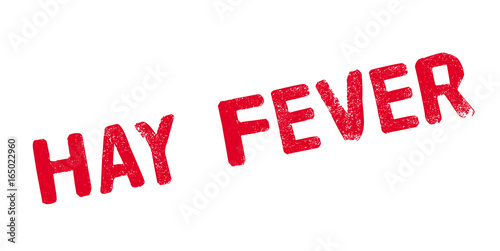 Hay Fever rubber stamp. Grunge design with dust scratches. Effects can be easily removed for a clean, crisp look. Color is easily changed.