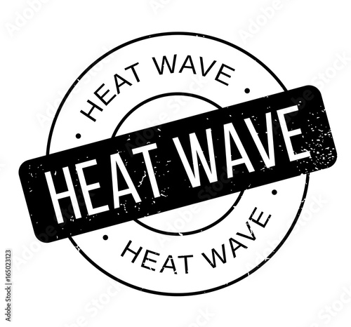 Heat Wave rubber stamp. Grunge design with dust scratches. Effects can be easily removed for a clean, crisp look. Color is easily changed.