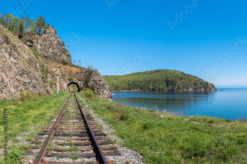 The smallest tunnel on the Circum-Baikal Railway