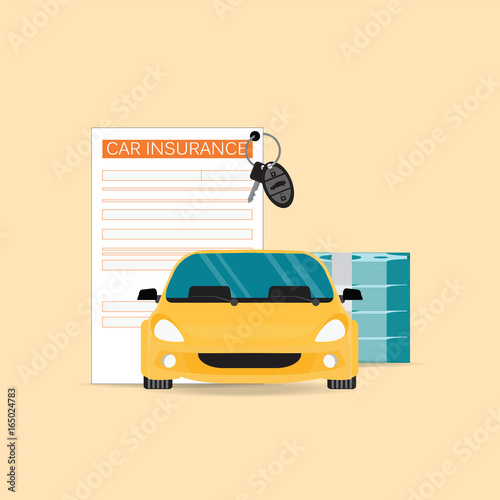 Car insurance with claim form .