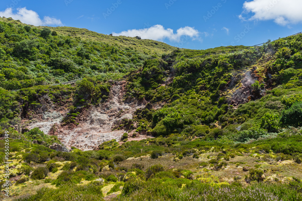 Furnas do Enxofre, Terceira, Azores, Portugal
