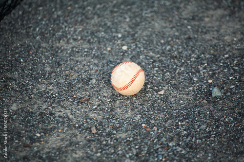 Baseball on the Ground