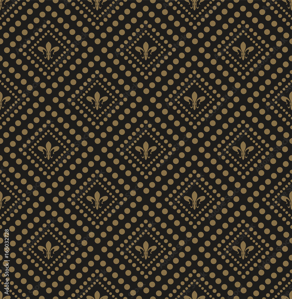Fototapeta premium Rhombus seamless pattern geometric shapes