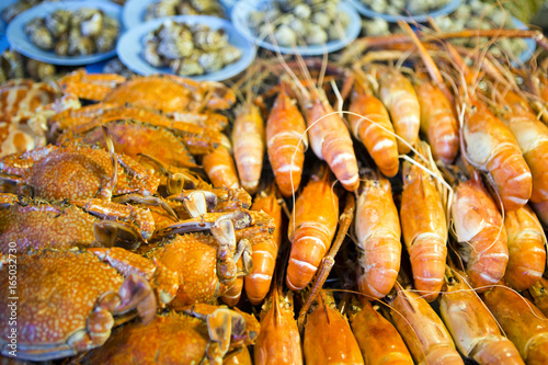 Thai Market Stall Seafood