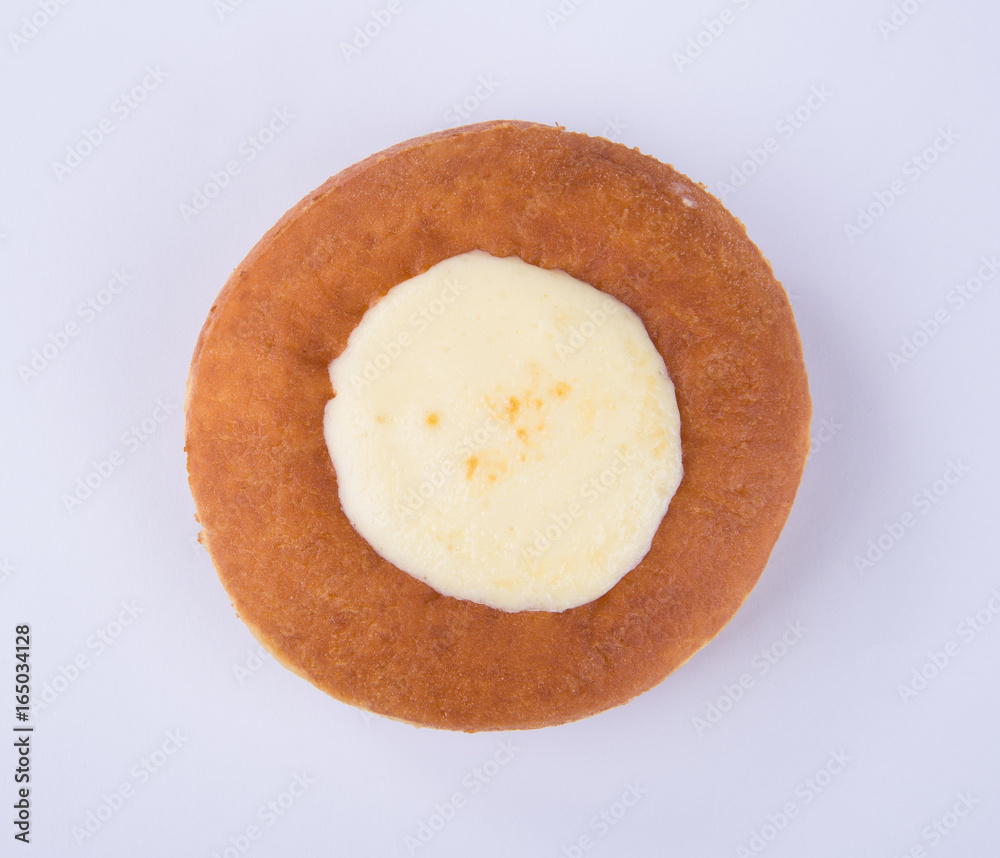 donut or cheese donut on a background. donut or cheese donut on a background.