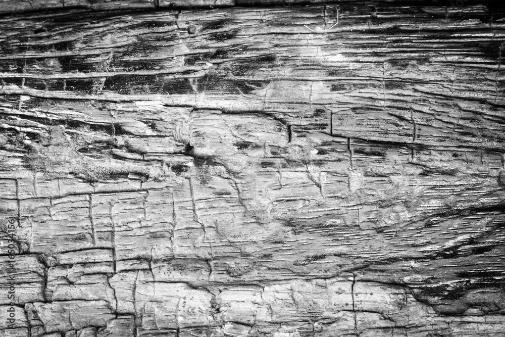 Obraz premium Pattern cracked old wooden background.