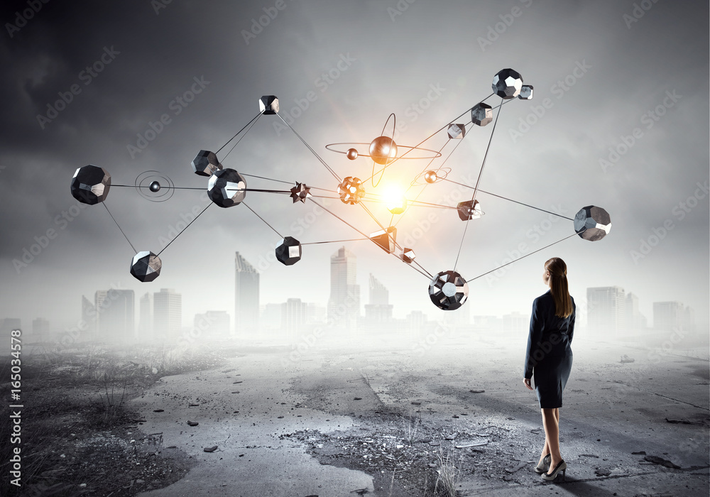 Technologies connecting the world . Mixed media