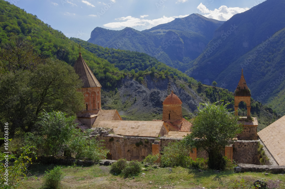 Dadivank is an Armenian medieval monastery in the Nagorno-Karabakh Republic.