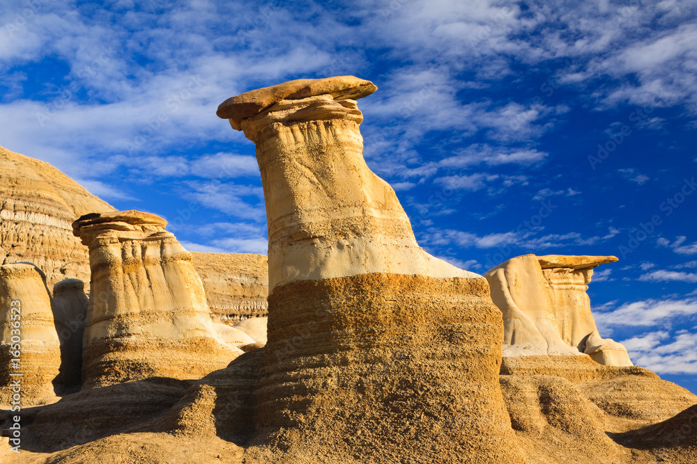 Ταπετσαρία Hoodoos in the badlands near Drumheller, Alberta, Canada