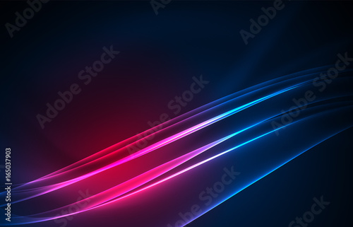 Vector polar lights concept background