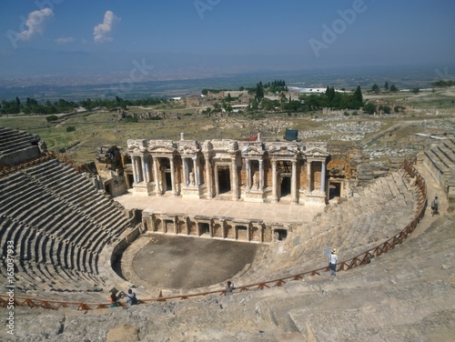  | Hieropolis-Pamukkale World Heritage Roman amphitheater Pamukkale, Turquie