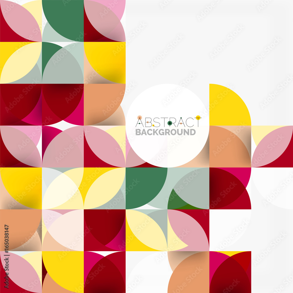 Modern geometrical abstract background circles Modern geometrical abstract background circles