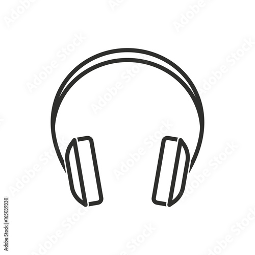 Headphone vector icon.