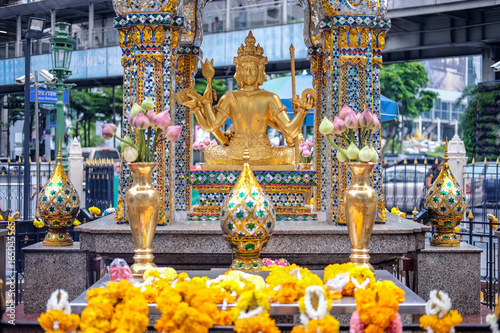 The Erawan Shrine in Bangkok photo