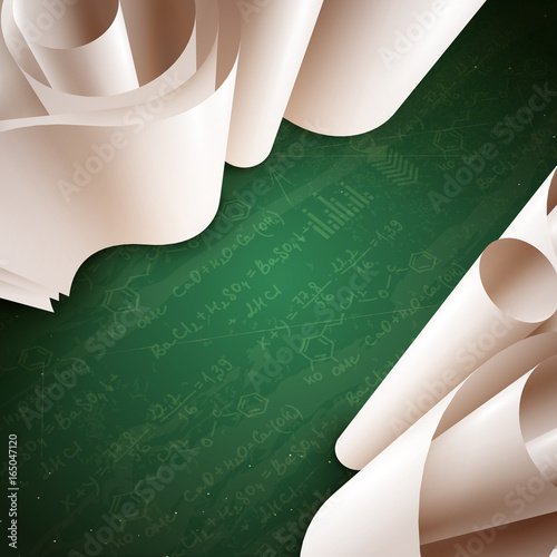 3d Paper Roll Background