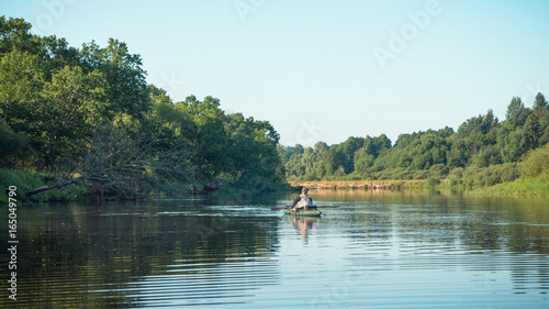 Fishing on the kayak. © Виталий Волосевич