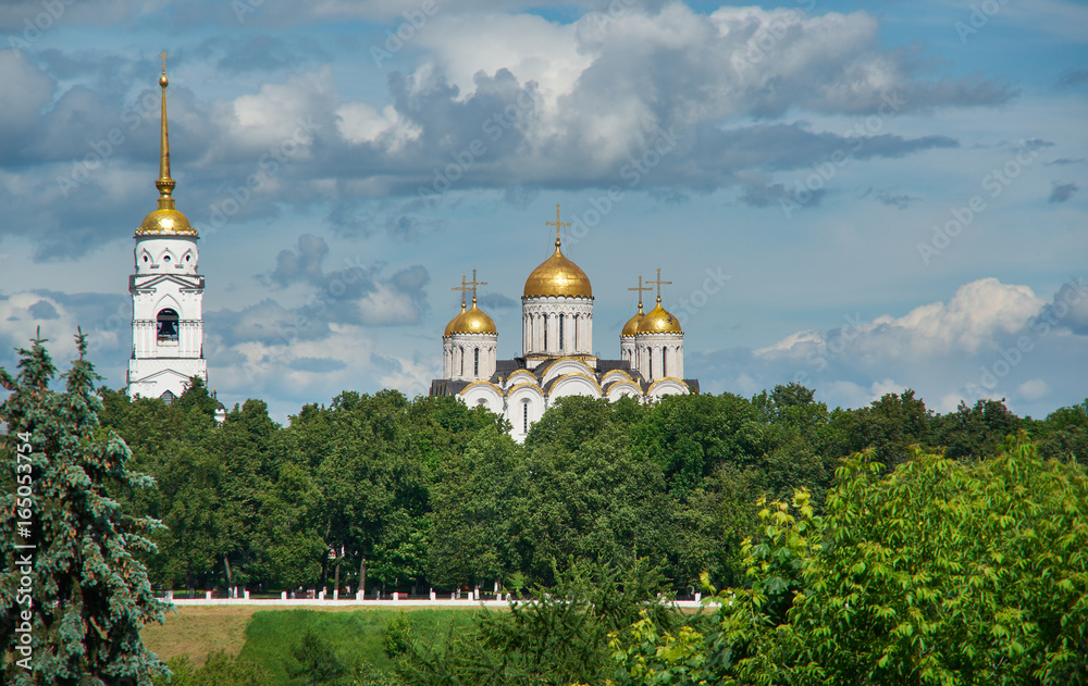 View of Vladimir city, Russia.