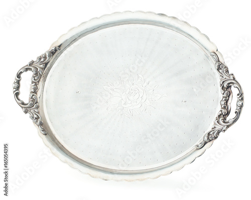 silver tray