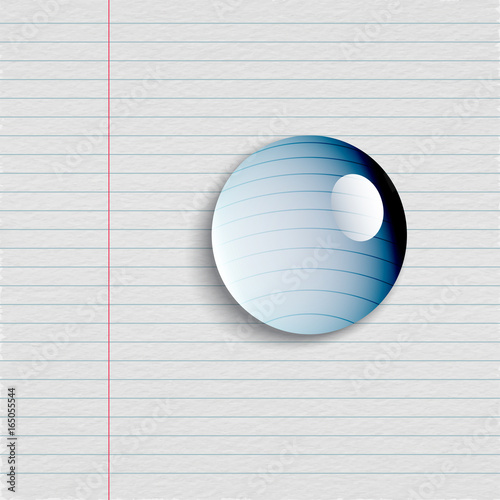 Water Drop, On The Notebook Paper, Creative