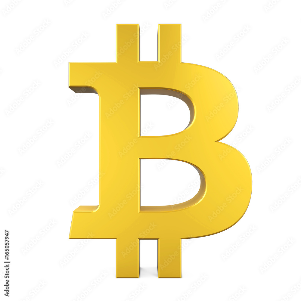 Bitcoin Symbol Isolated Bitcoin Symbol Isolated