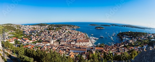Beautiful view of the town of Hvar