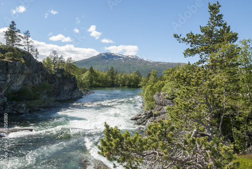 Fototapeta Naklejka Na Ścianę i Meble -  Rauma river in Norway