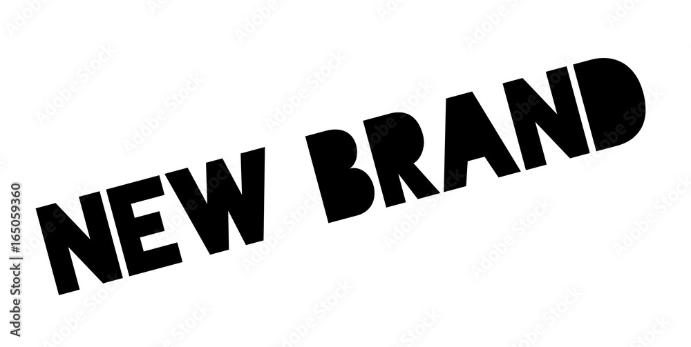 New Brand rubber stamp. Grunge design with dust scratches. Effects can be easily removed for a clean, crisp look. Color is easily changed. New Brand rubber stamp. Grunge design with dust scratches. Effects can be easily removed for a clean, crisp look. Color is easily changed.