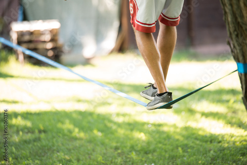 Man who came up on Slackline