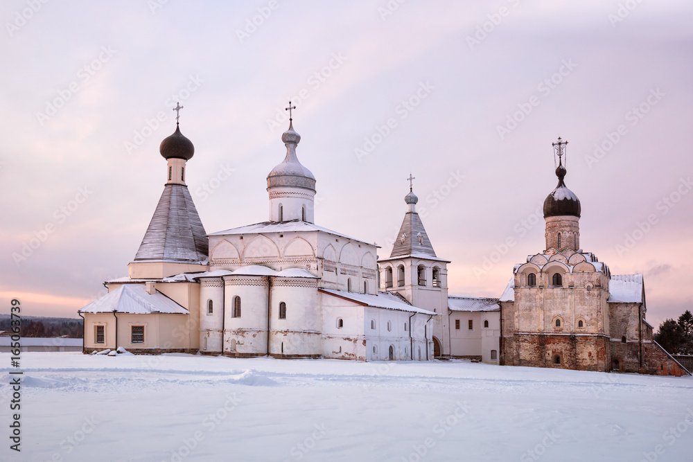 Ferapontov Monastery at sunrise