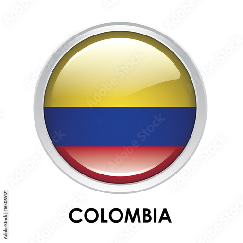 Round flag of Colombia Free Download Round flag of Colombia - GFXLoad