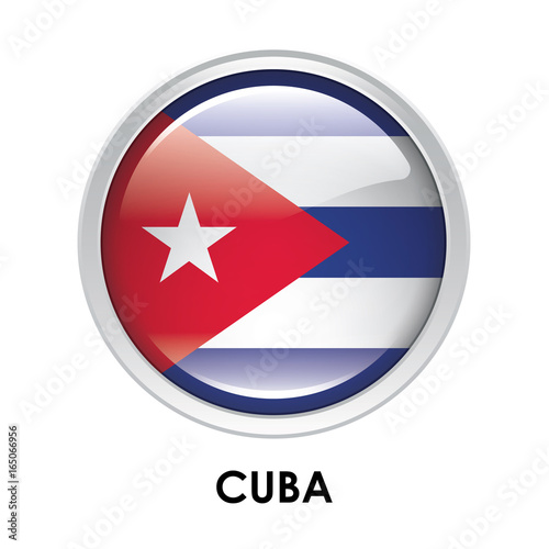 Free Download Round flag of Cuba - GFXLoad