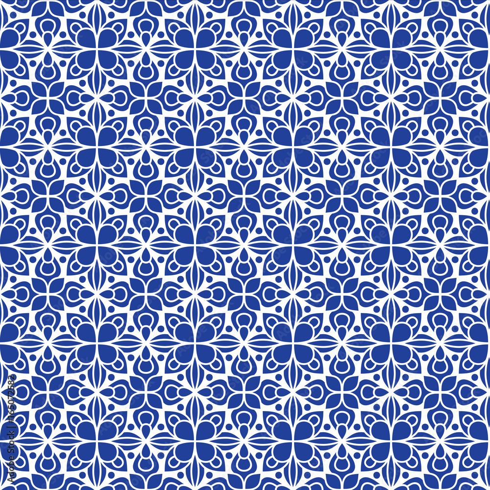 Seamless repeating ornamental pattern