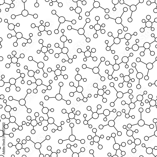 Molecule seamless pattern